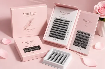 Custom lash box and tray packaging