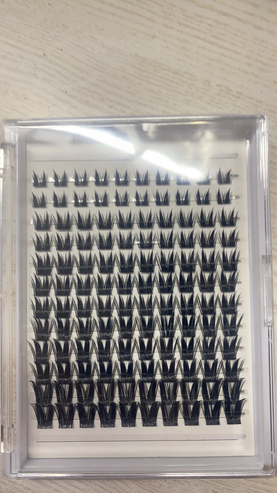 Eyelash style display