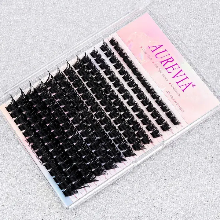 DIY Cluster Lash detail