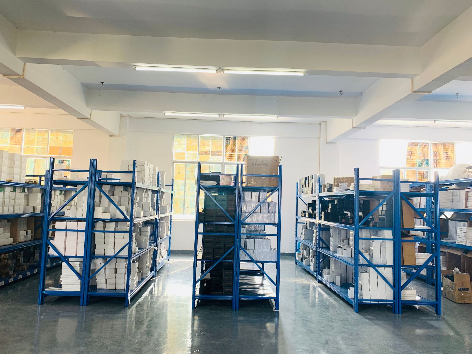 Factory storage and organization