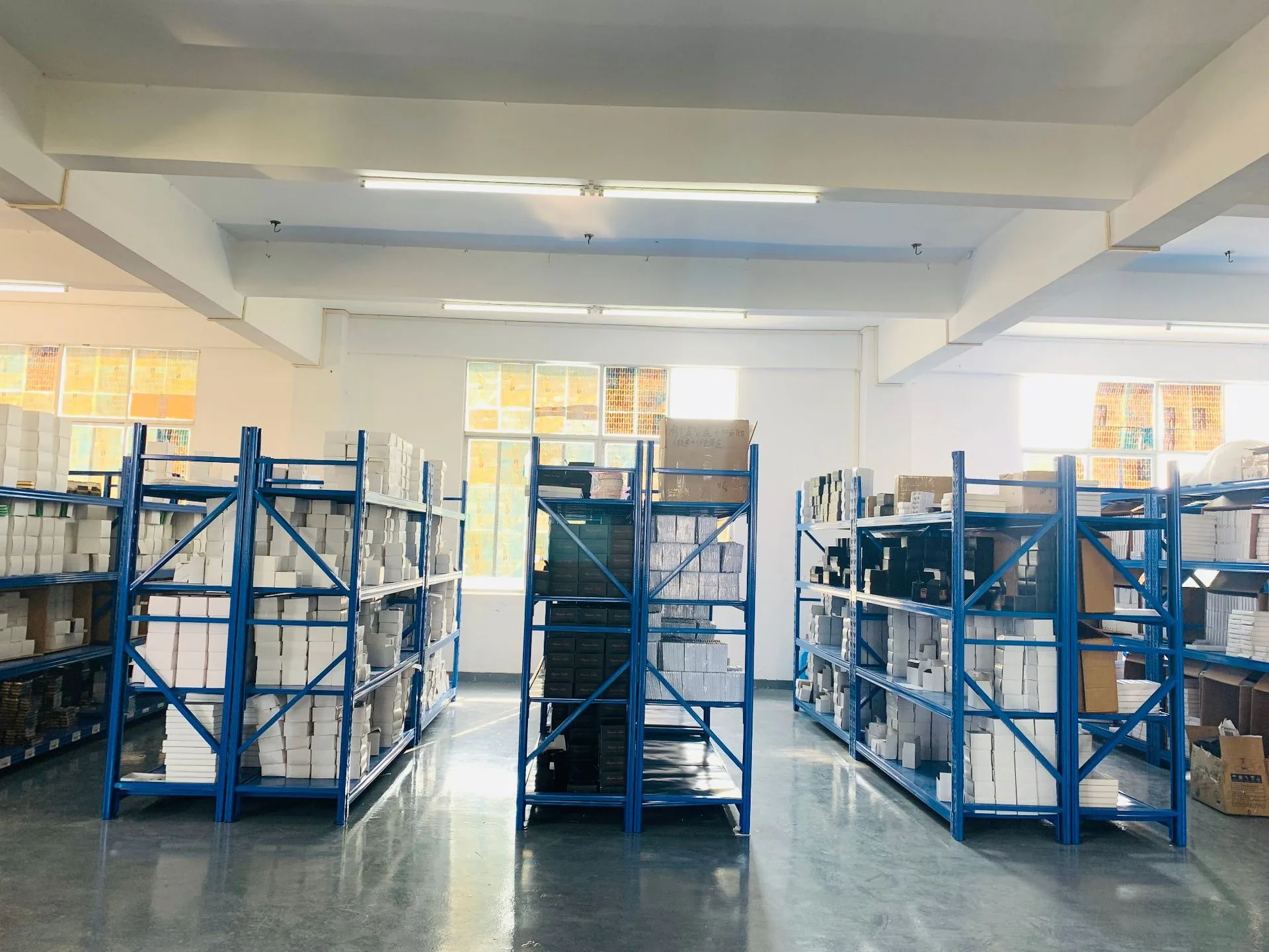 Factory storage and organization